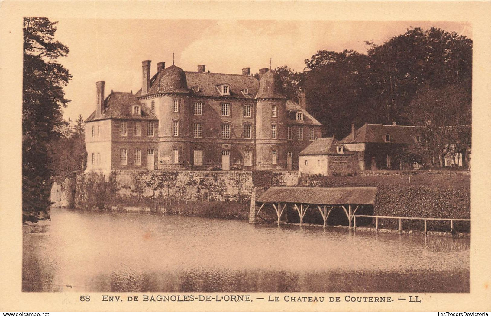 FRANCE - Environs De Bagnoles De L'Orne - Vue Générale Du Château De Couterne - LL - Carte Postale Ancienne - Bagnoles De L'Orne