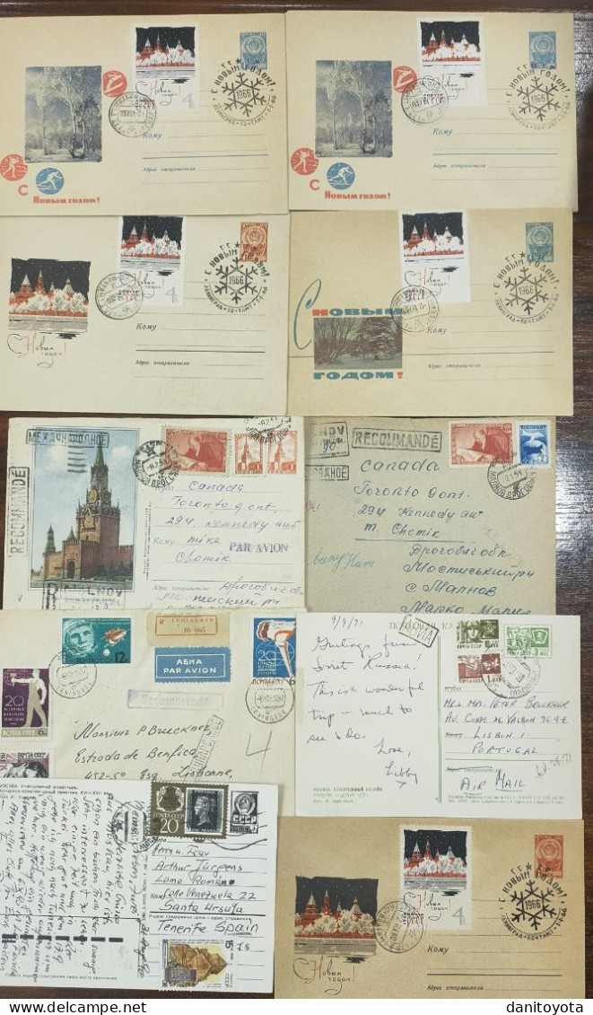 RUSIA. LO DE 10 SOBRES. - Lettres & Documents