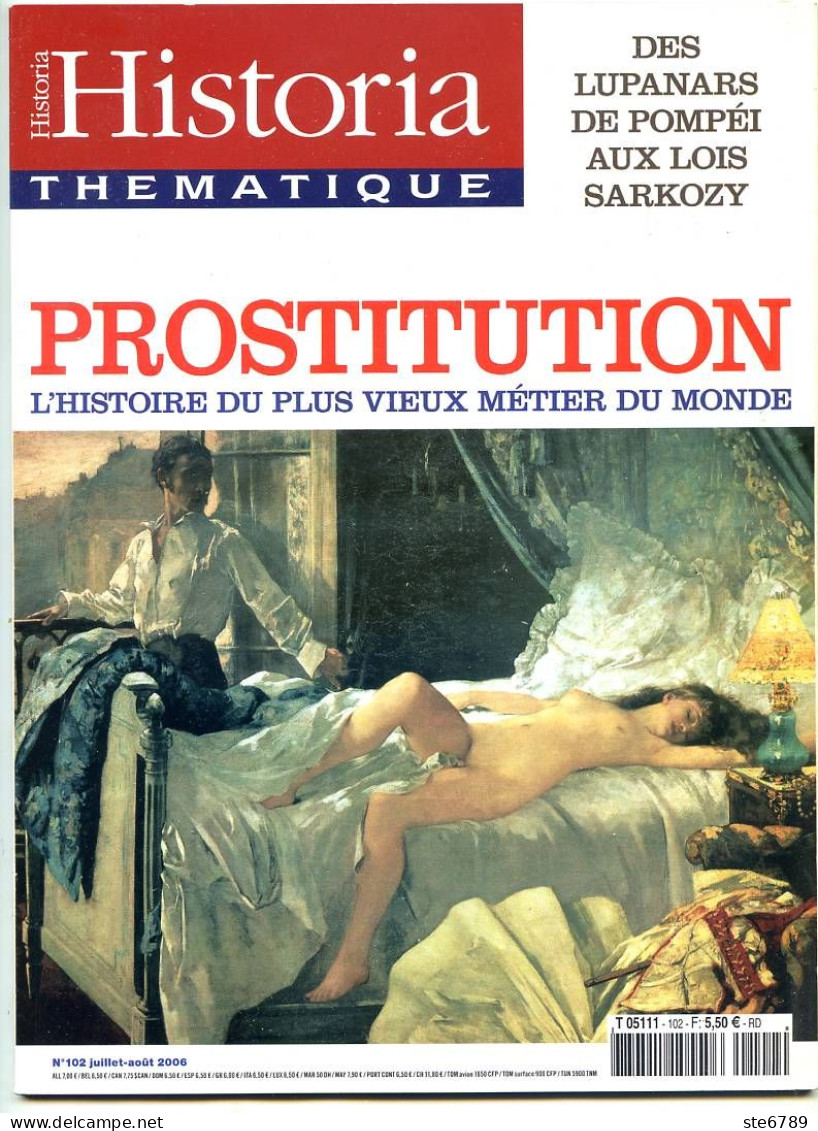 HISTORIA Thematique N° 102 Histoire  PROSTITUTION Plus Vieux Metier Du Monde - Storia