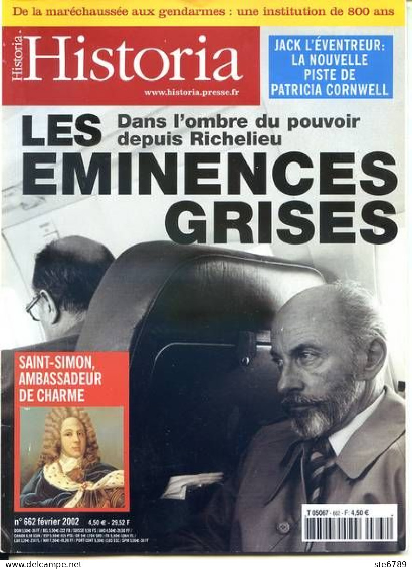 HISTORIA N° 662 Histoire Dossier Eminences Grises , Saint Simon - History