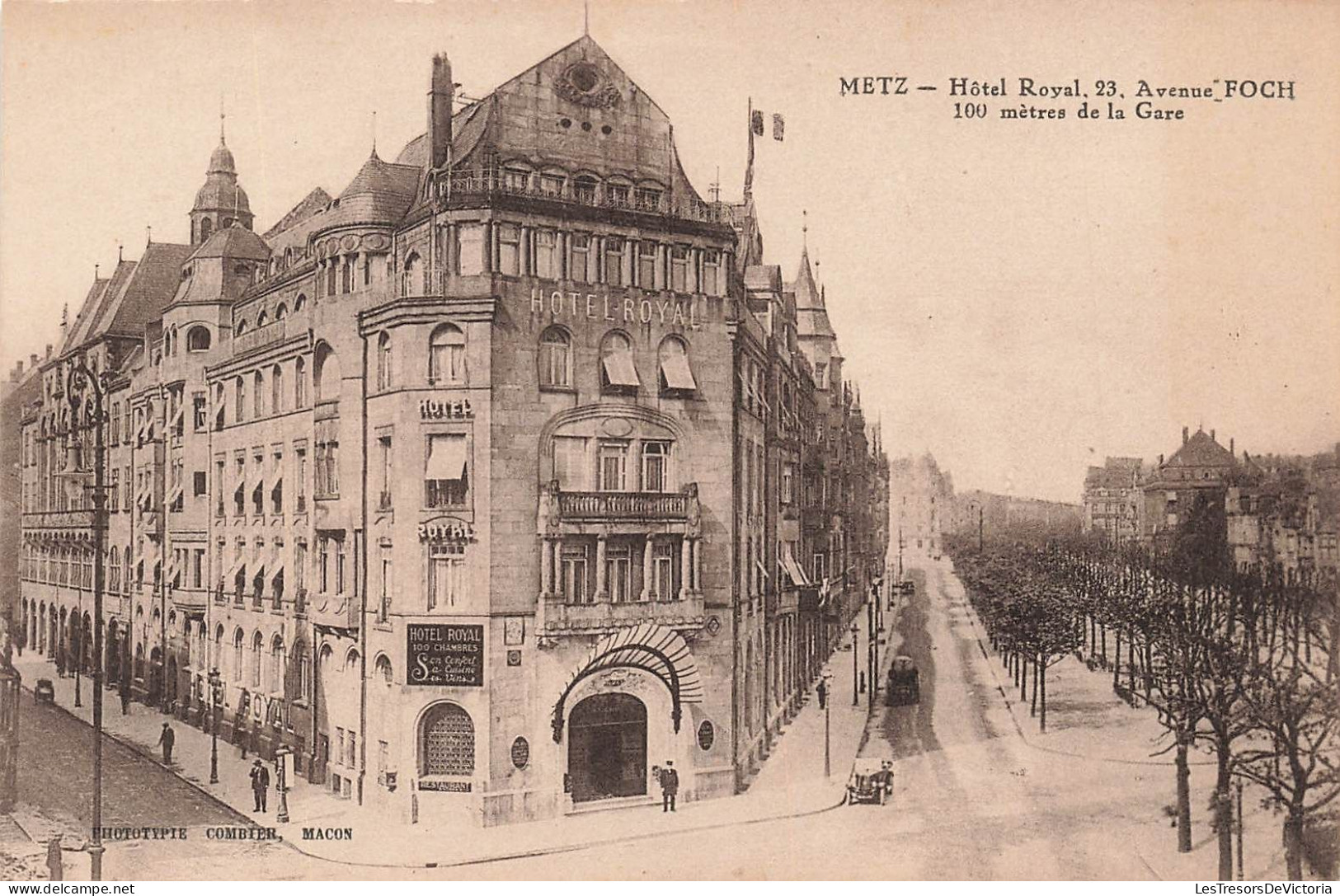 FRANCE - Metz -  Vue Générale De L'hôtel Royal - 23 Avenue Foch 100 M De La Gare  - Carte Postale Ancienne - Metz