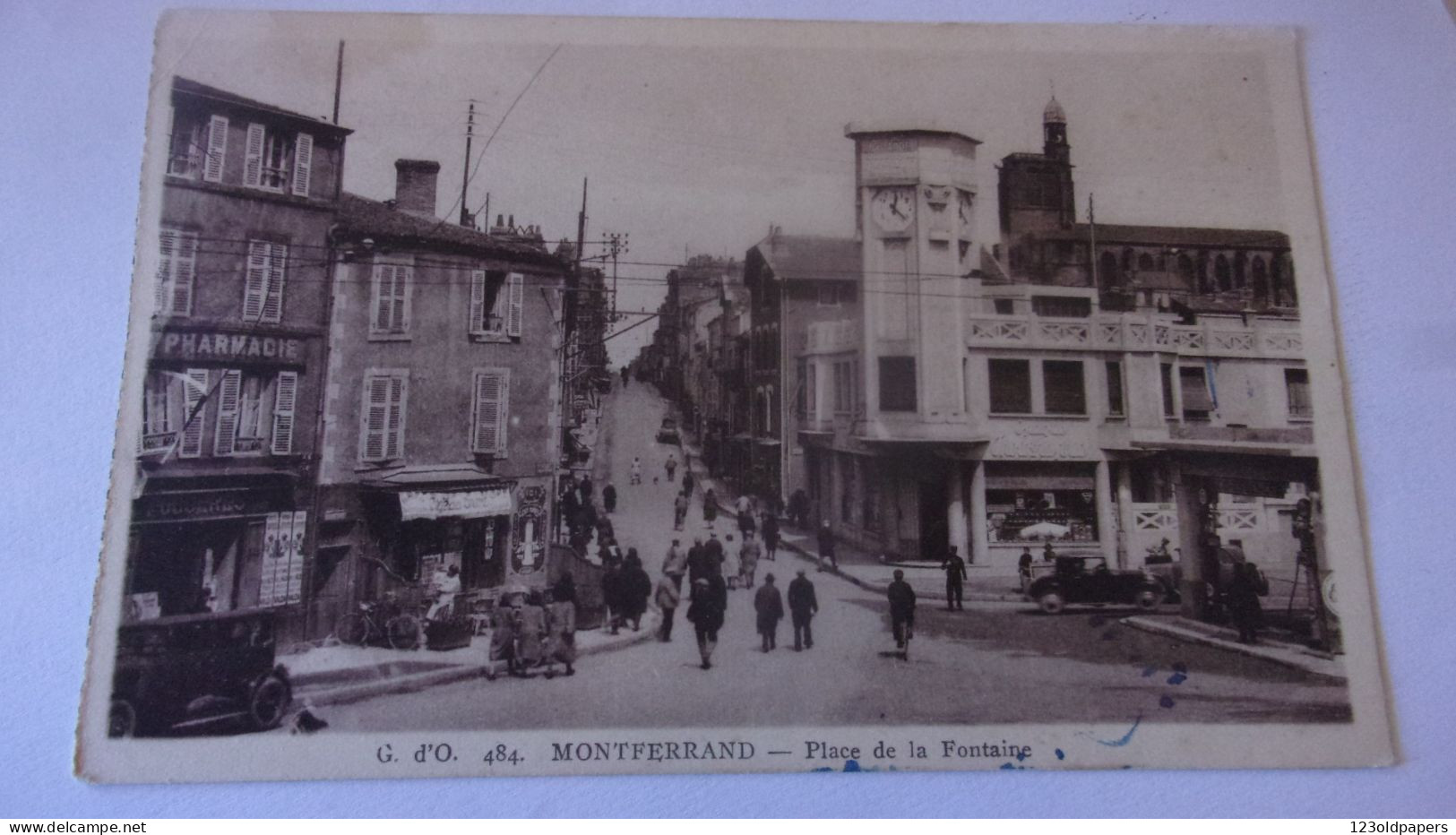 63 MONTFERRAND 484 G D O  PLACE DE LA FONTAINE 1942 - Clermont Ferrand