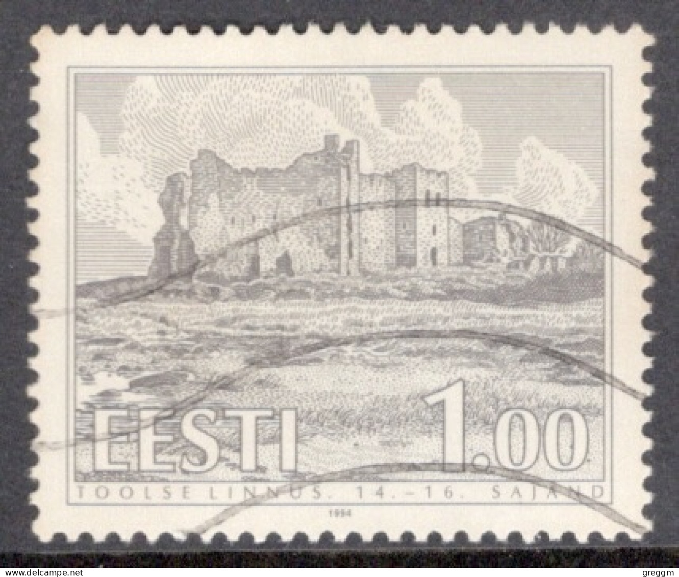 Estonia 1994 Single  Stamp From The Castles In Fine Used. - Estonia