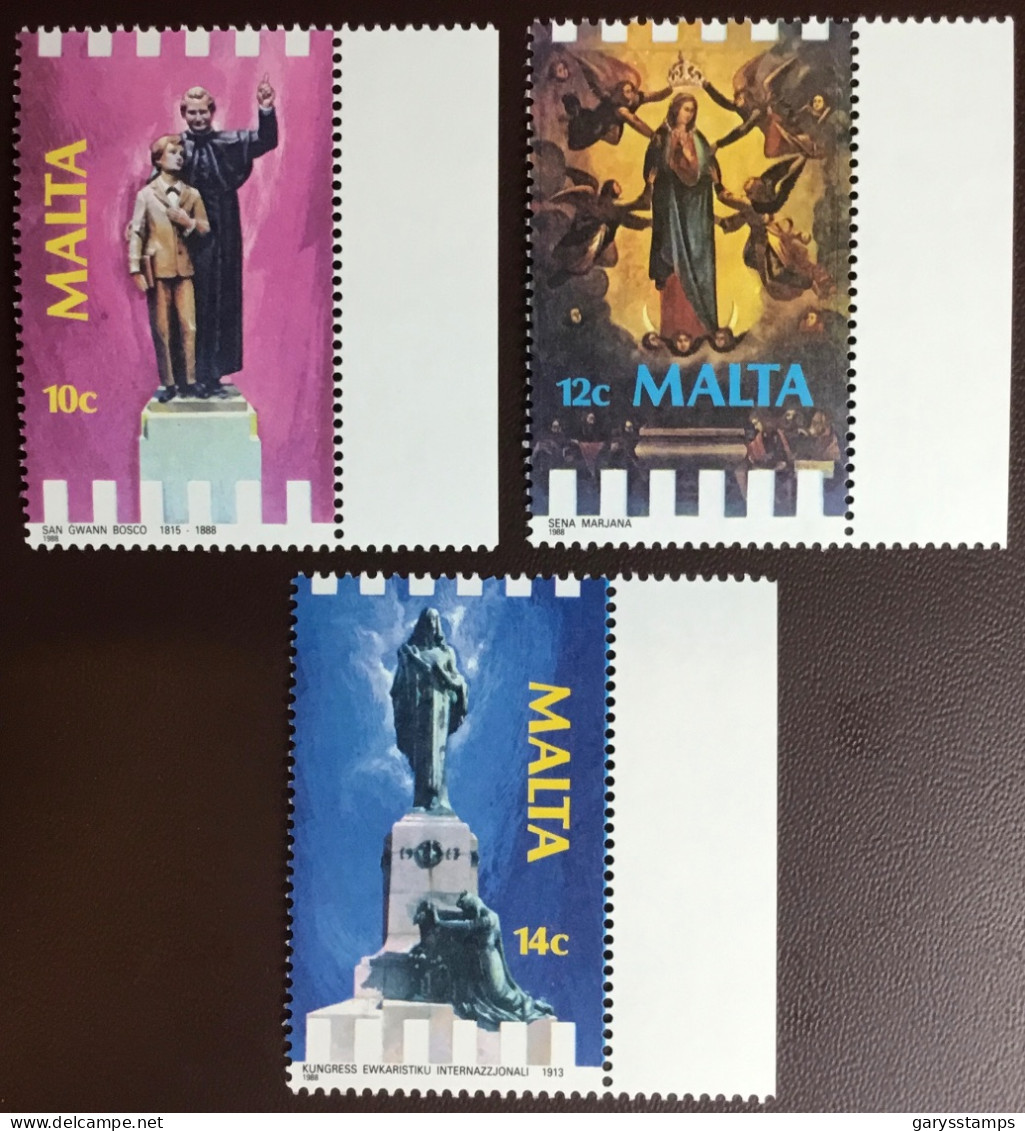 Malta 1988 Religious Anniversaries MNH - Malta