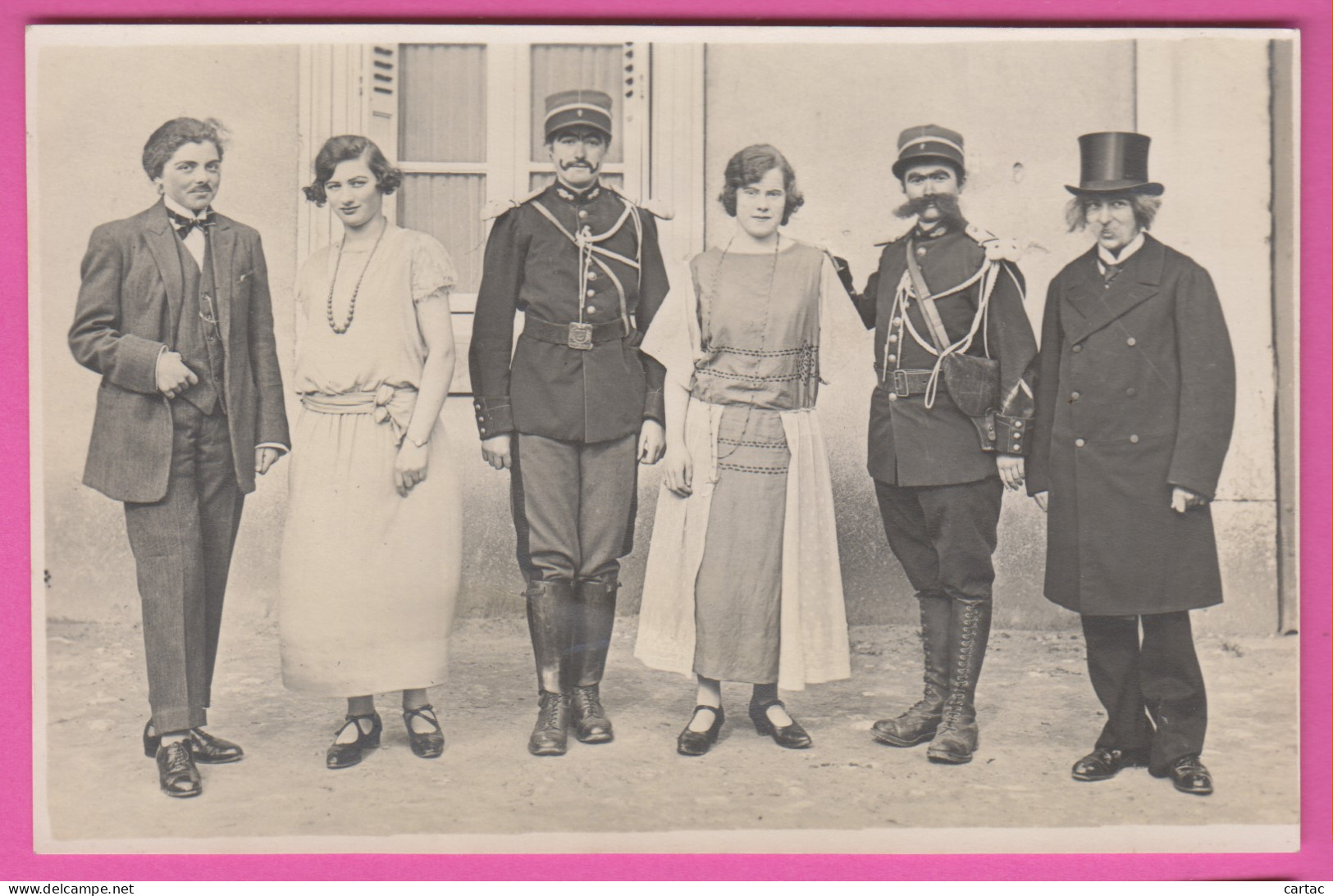 D41 - SAINT AMAND - Carte Photo J. Damoye - Personnes Déguisées  - Saint Amand Longpre