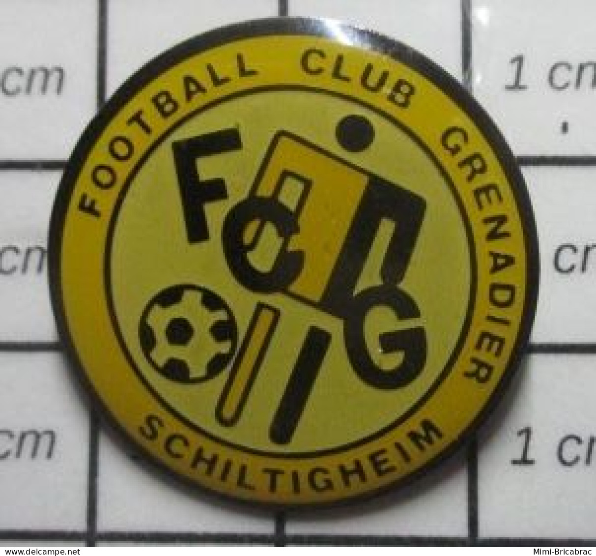 715B  Pin's Pins / Beau Et Rare / SPORTS / FOOTBALL CLUB GRENADIER SCHILTIGHEIM - Football