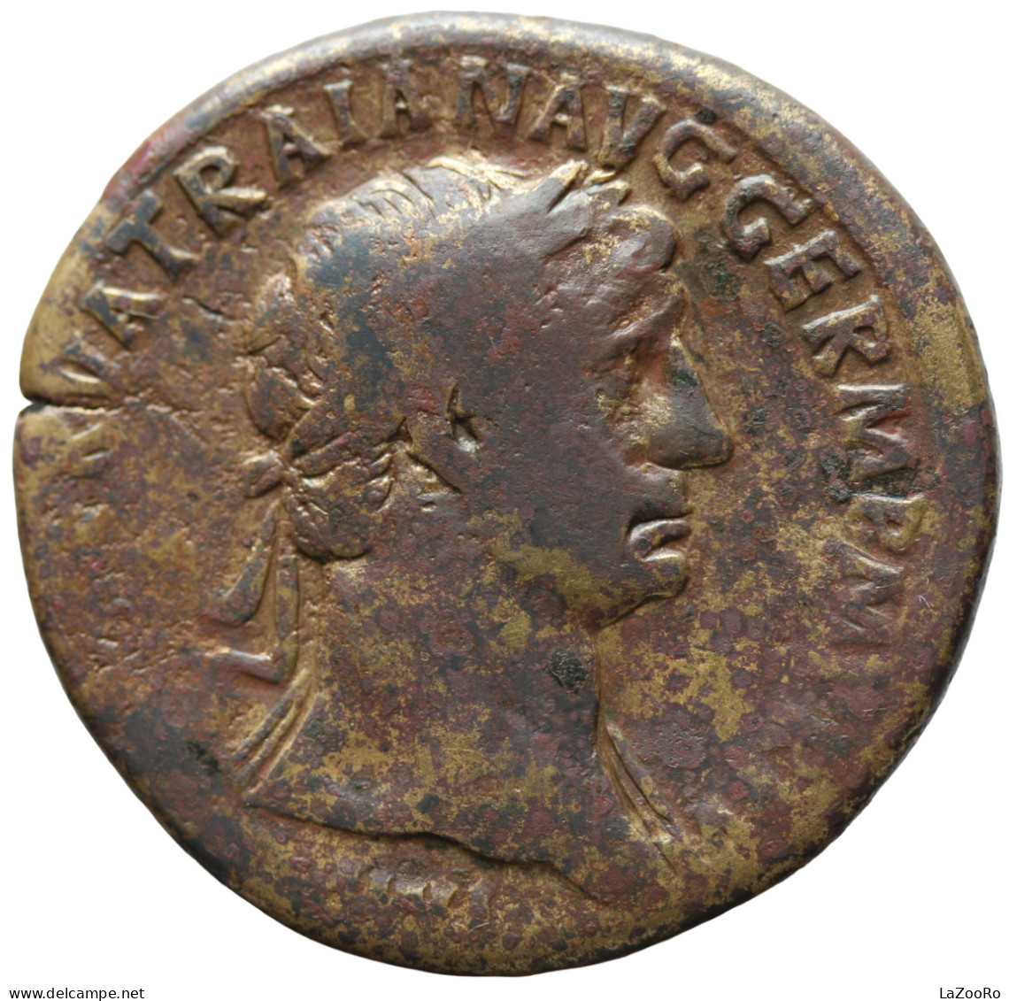 LaZooRo: Roman Empire - AE Sestertius Of Trajan (98-117 AD), Pax - La Dinastía Antonina (96 / 192)