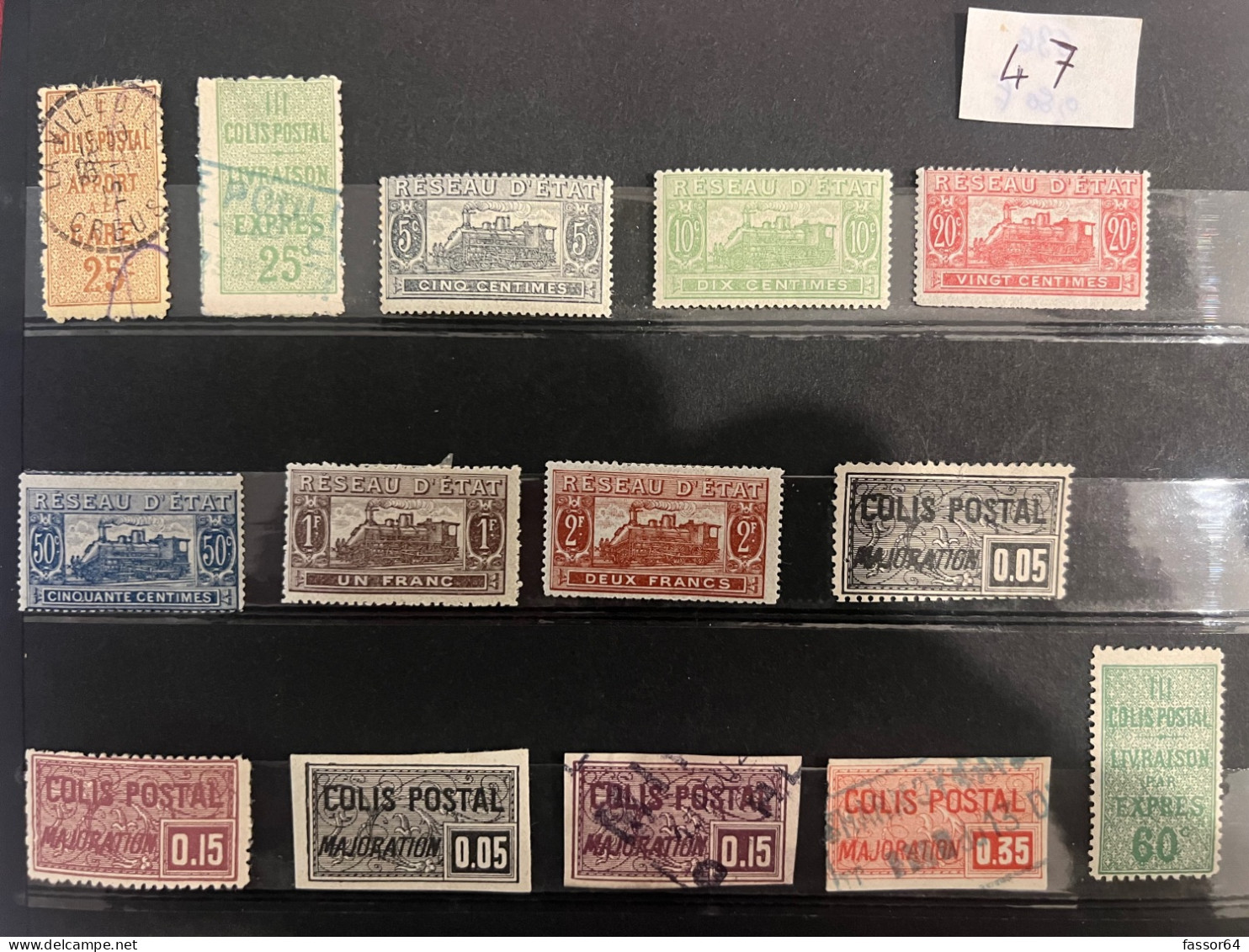 France Colis Postaux Neuf Et Oblitérés  Lot 47 1892/1918 Cote + 409 Euros - Sonstige & Ohne Zuordnung