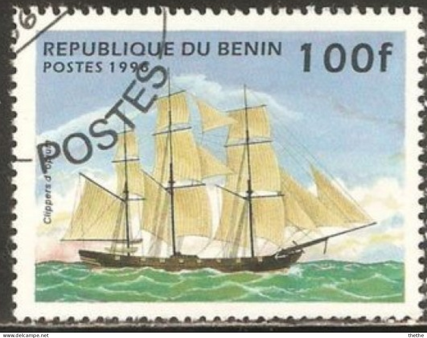 BENIN -  Voiliers 1996 : Clippers D'opium - Schiffe