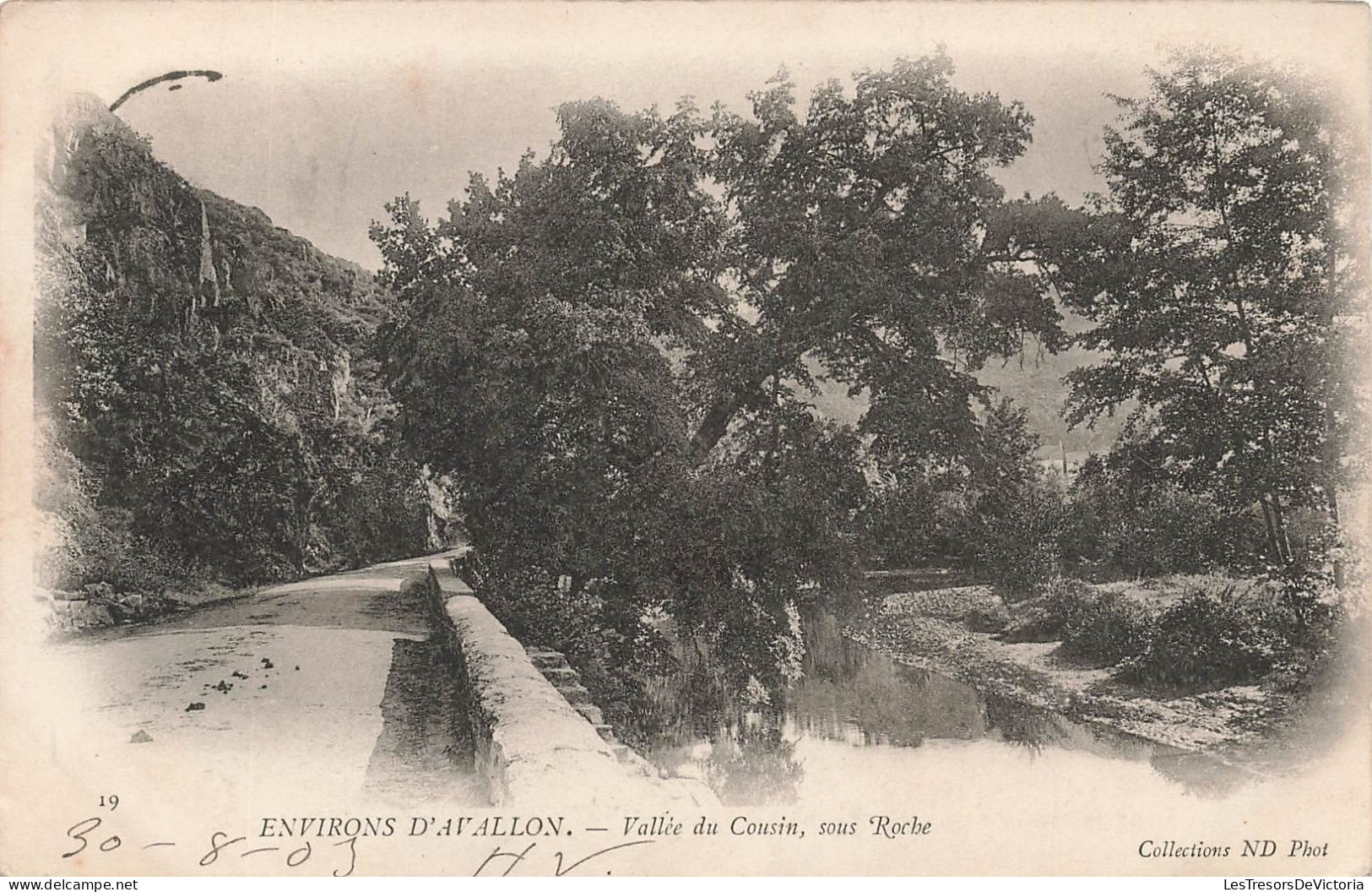 FRANCE - Environs D'Avallon - Vallée Du Cousin - Sous Roche - Carte Postale Ancienne - Avallon