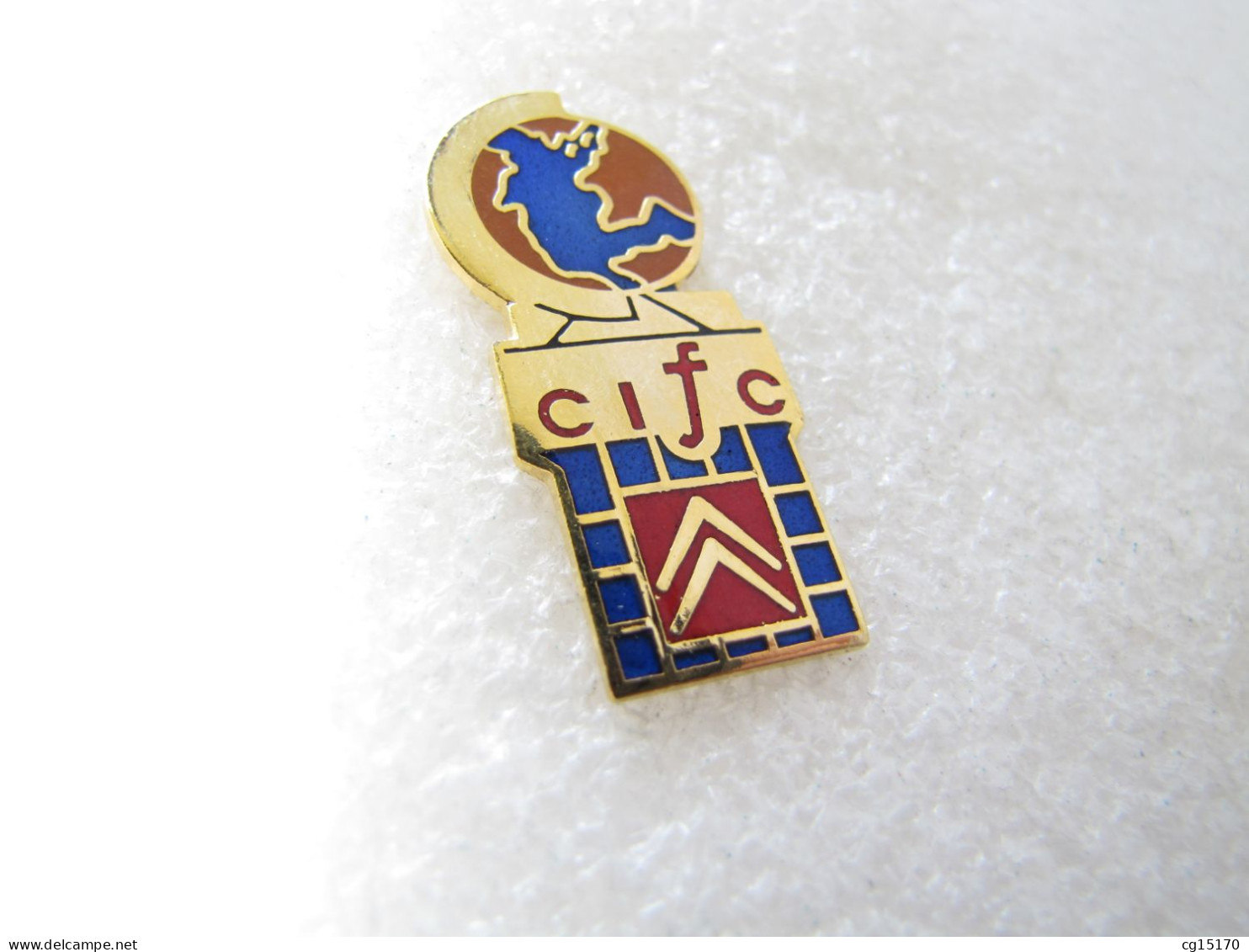 PIN'S    CITROËN   C I F C   Email Grand Feu - Citroën