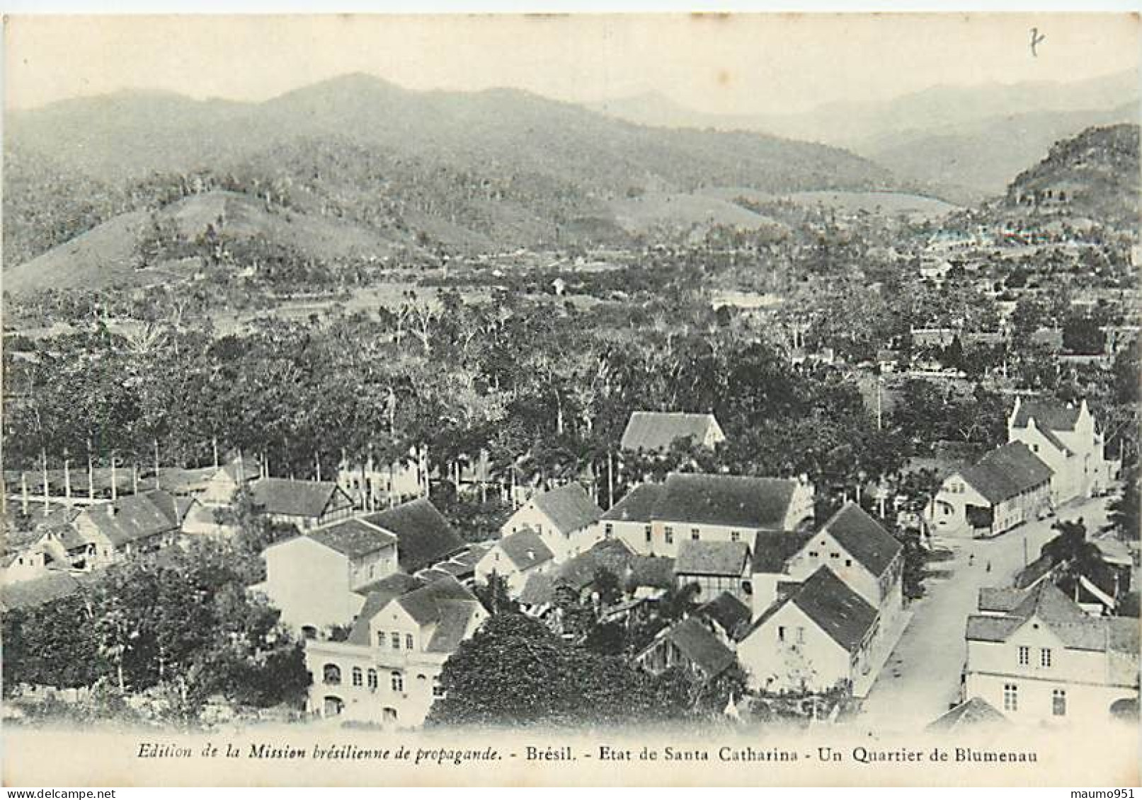 BRESIL - Etat De Santa Catharina . Un Quartier De Blumenau - Sonstige & Ohne Zuordnung