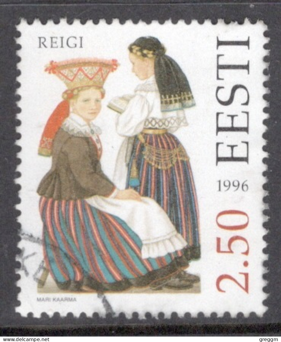 Estonia 1996 Single Stamp From The Folk Costumes In Fine Used. - Estonia