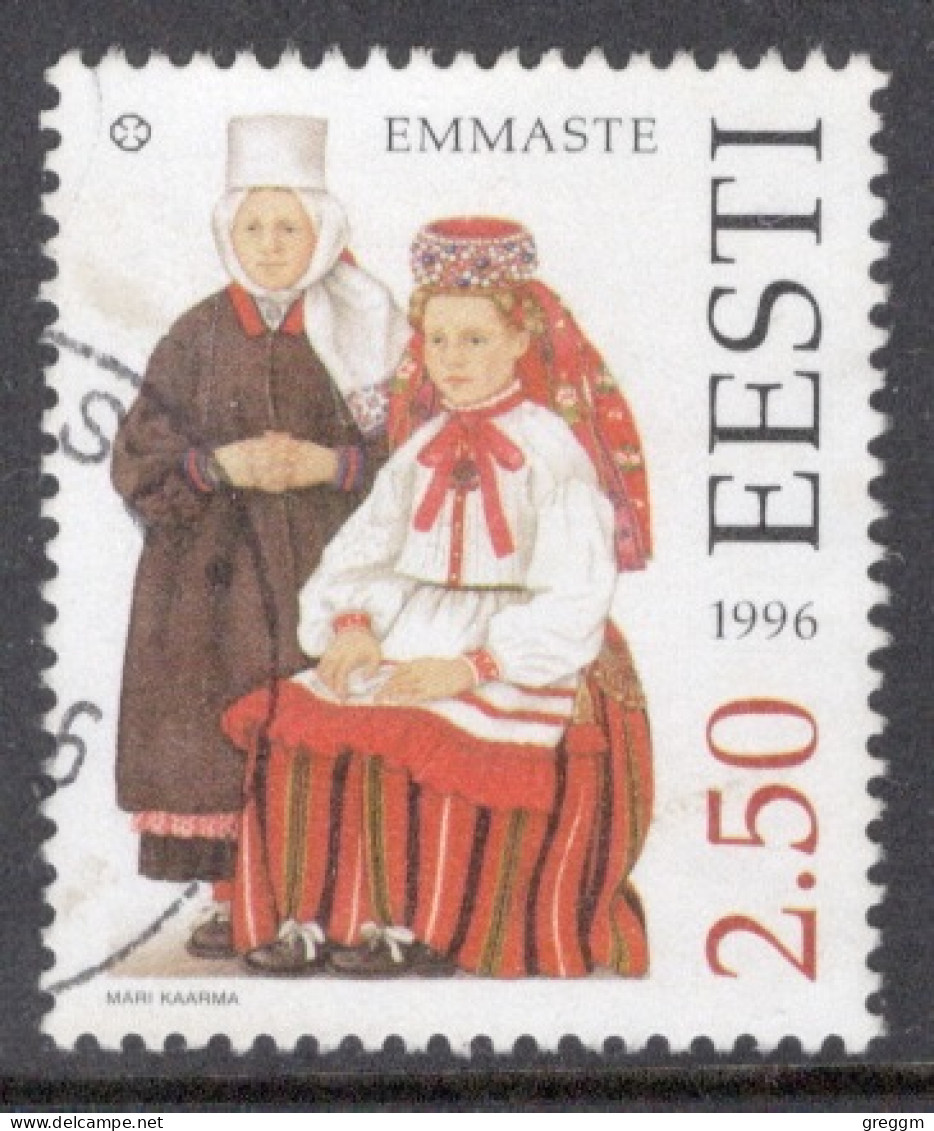 Estonia 1996 Single Stamp From The Folk Costumes In Fine Used. - Estonia