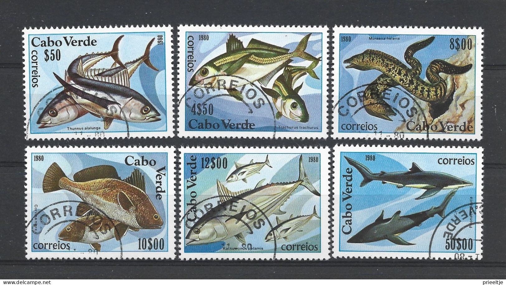 Cabo Verde 1980 Fish Y.T. 425/430 (0) - Cap Vert