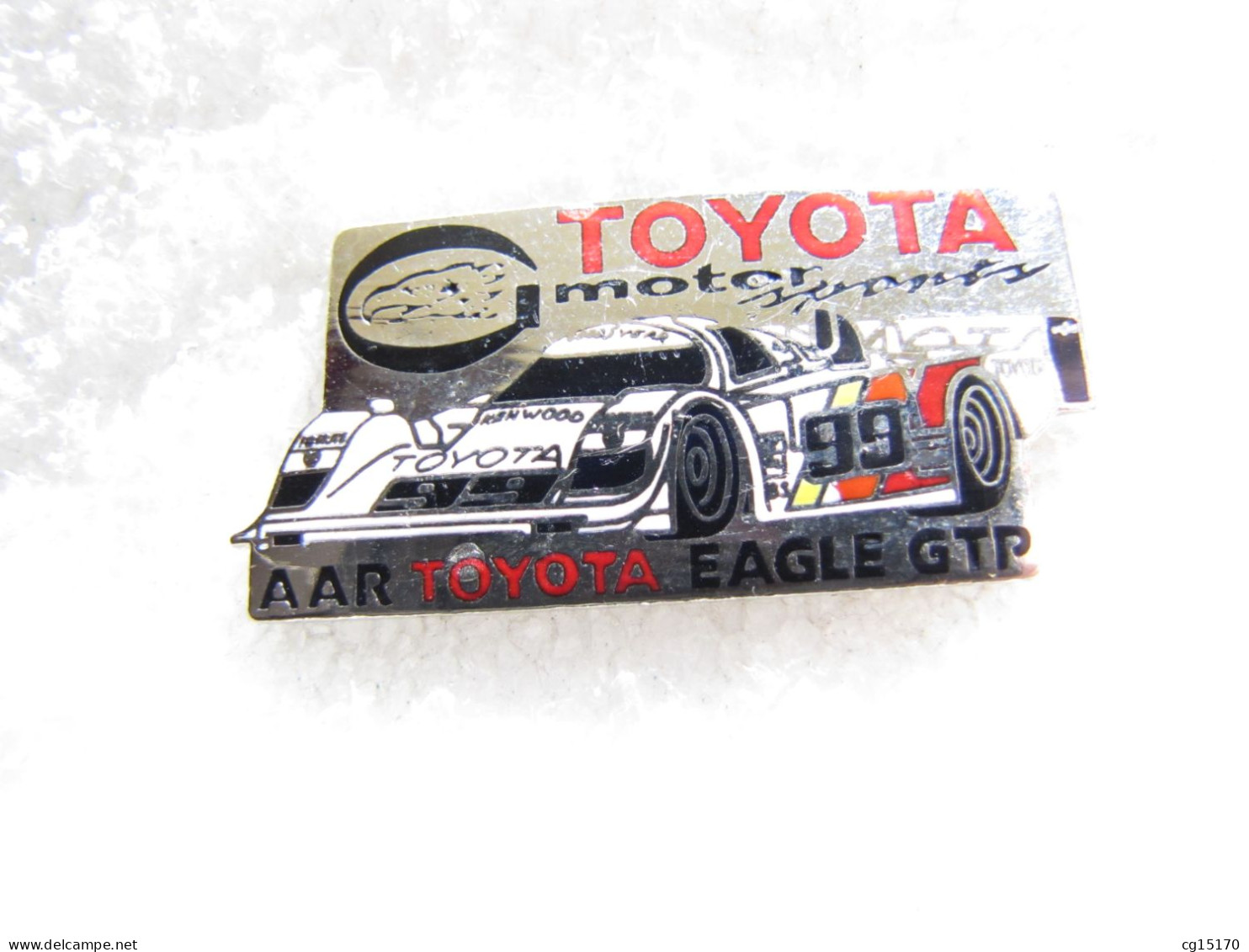 RARE  TOP  PIN'S  AAR TOYOTA  MOTORSPORT   EAGLE  GTP    Email Grand Feu  MFS - Toyota