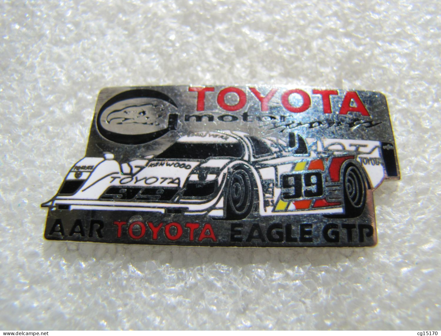 RARE  TOP  PIN'S  AAR TOYOTA  MOTORSPORT   EAGLE  GTP    Email Grand Feu  MFS - Toyota