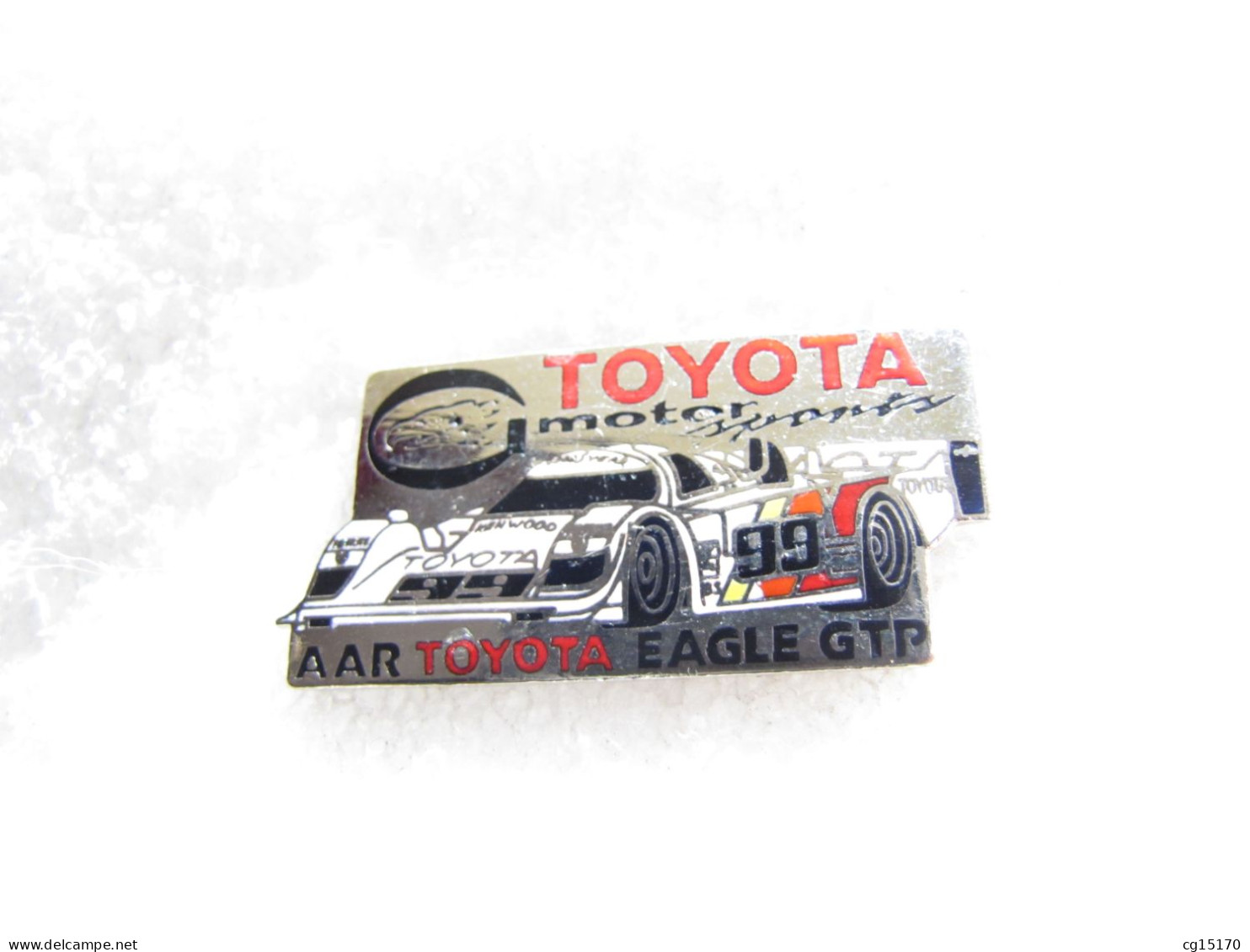 RARE  TOP  PIN'S  AAR TOYOTA  MOTORSPORT   EAGLE  GTP    Email Grand Feu  MFS - Toyota