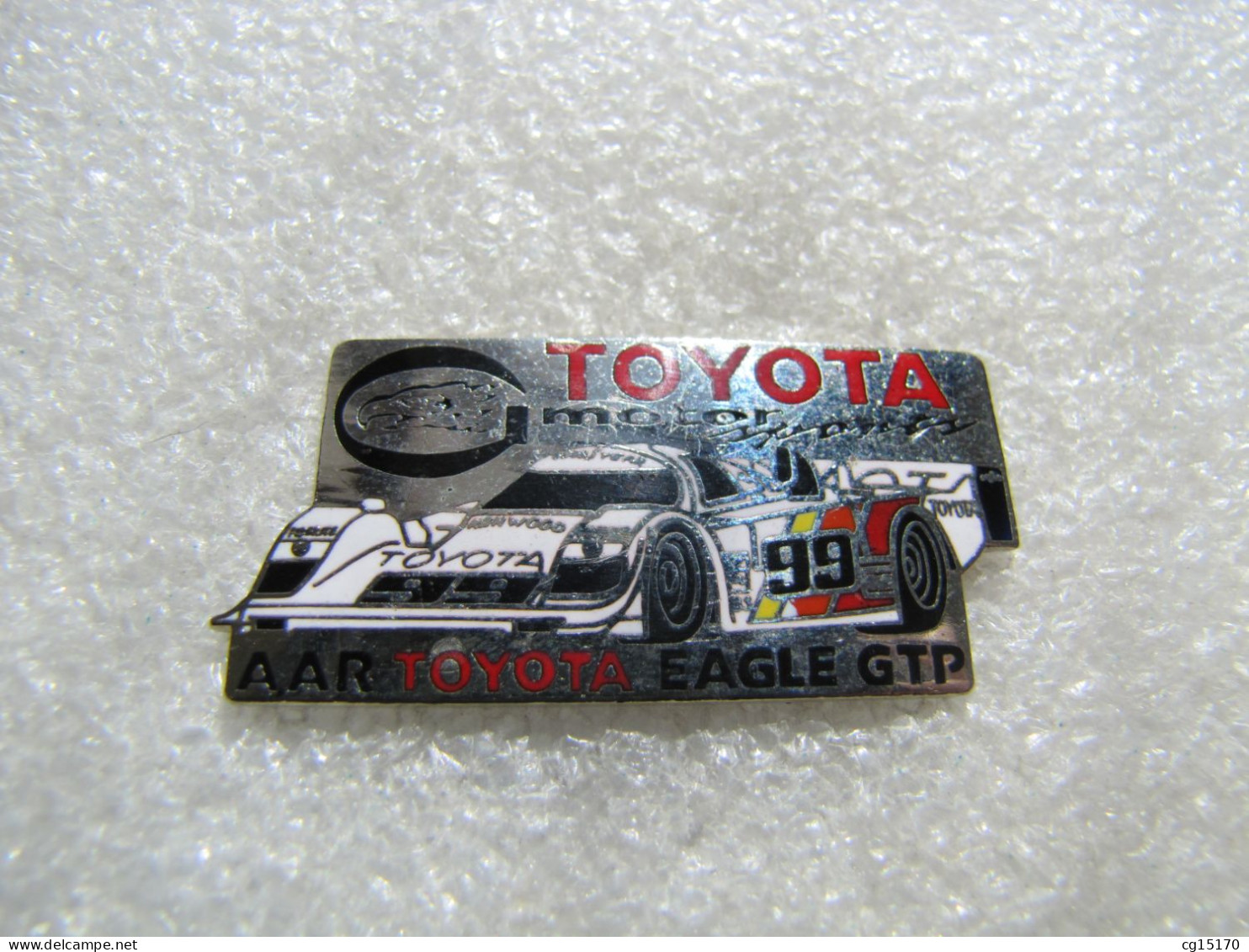 RARE  TOP  PIN'S  AAR TOYOTA  MOTORSPORT   EAGLE  GTP    Email Grand Feu  MFS - Toyota