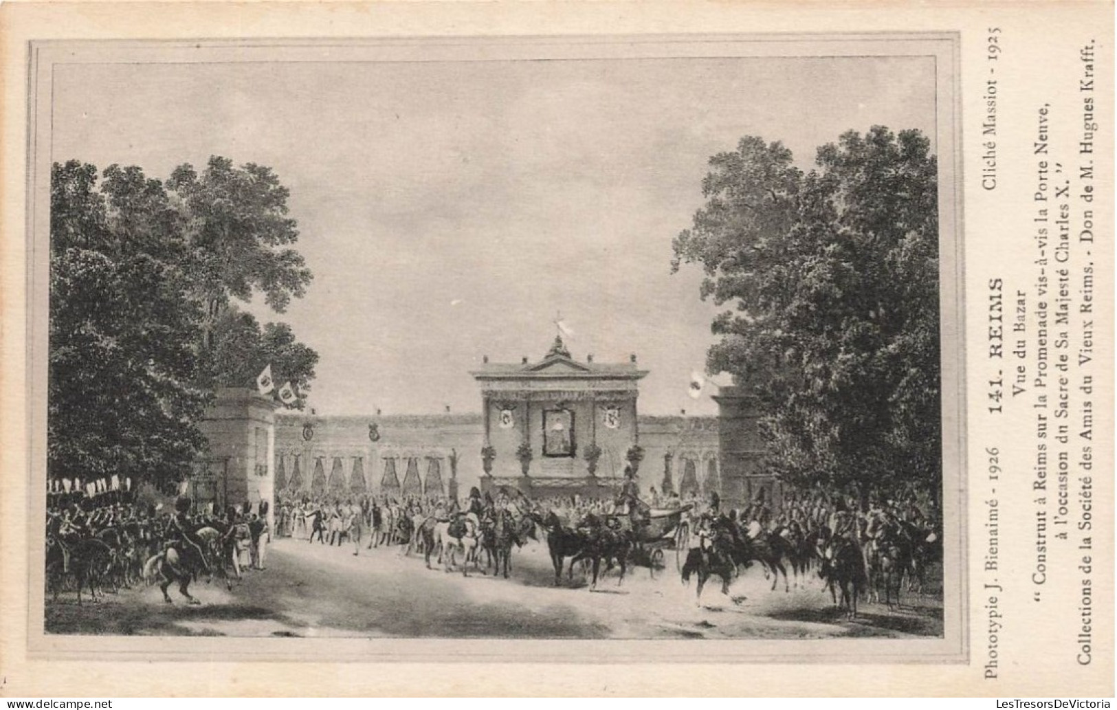 FRANCE - Reims - Vue Générale Du Bazar - Animé - Carte Postale Ancienne - Reims