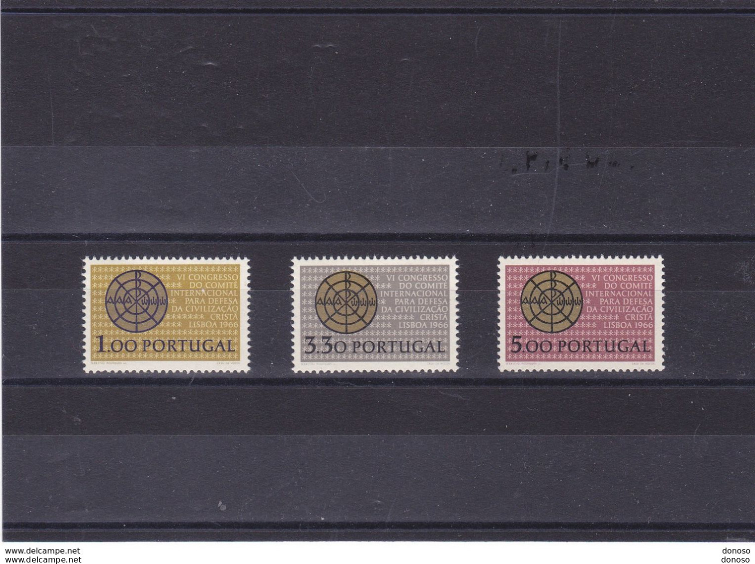 PORTUGAL 1966 Civilsation Chrétienne Yvert 981-983, Michel 1000-1002 NEUF** MNH Cote Yv 14 Euros - Neufs