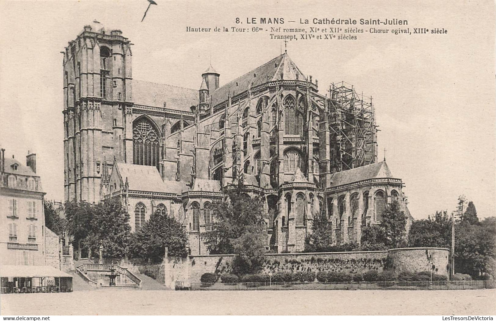 FRANCE - Le Mans - Vue Générale De La Cathédrale Saint Julien - Vue De L'extérieur - Carte Postale Ancienne - Le Mans