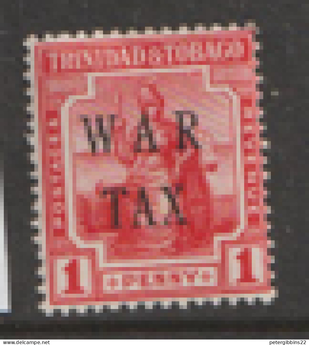 Trinidad And Tobago 1917  SG 180  Overprinted WAR TAX Unmounted Mint - Trinidad & Tobago (...-1961)