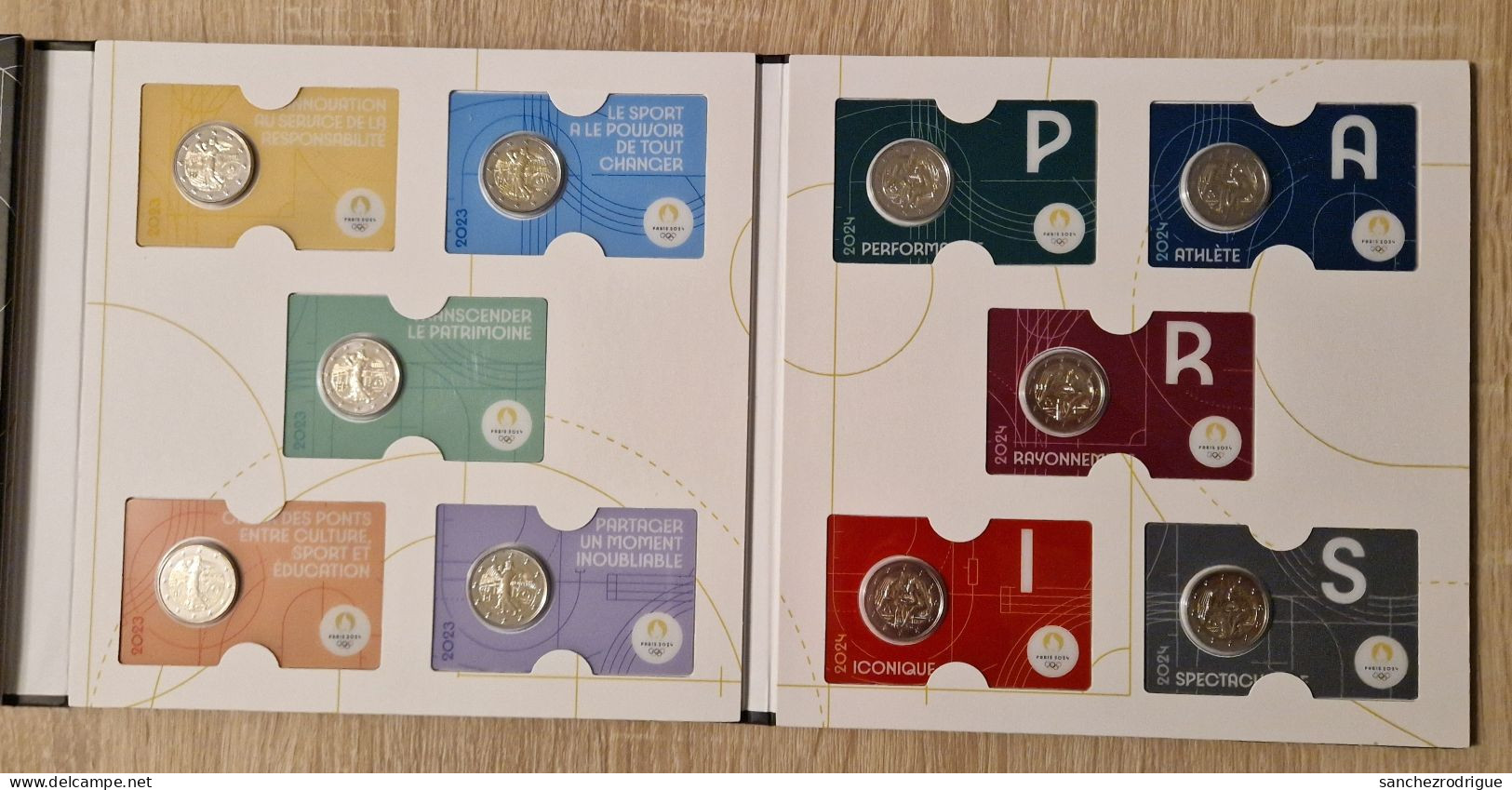 Paris 2024 - Olimpics Games - Jeux Olympiques - 20 Coincards - Sammlungen