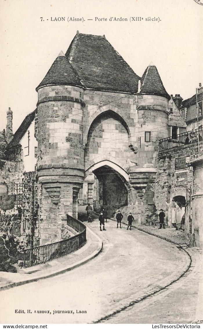 FRANCE - Laon (Aisne) - Vue Générale De La Porte D'Ardon (XIII E Siècle) - Carte Postale Ancienne - Laon