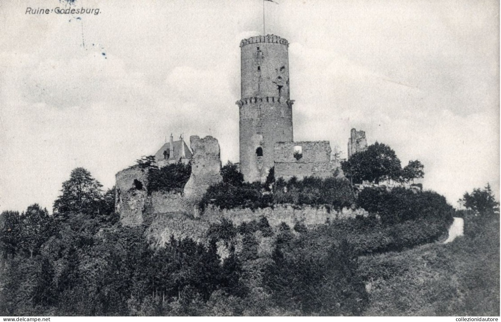 RUINE GODESBURG - CARTOLINA FP SPEDITA NEL 1909 - Rheine