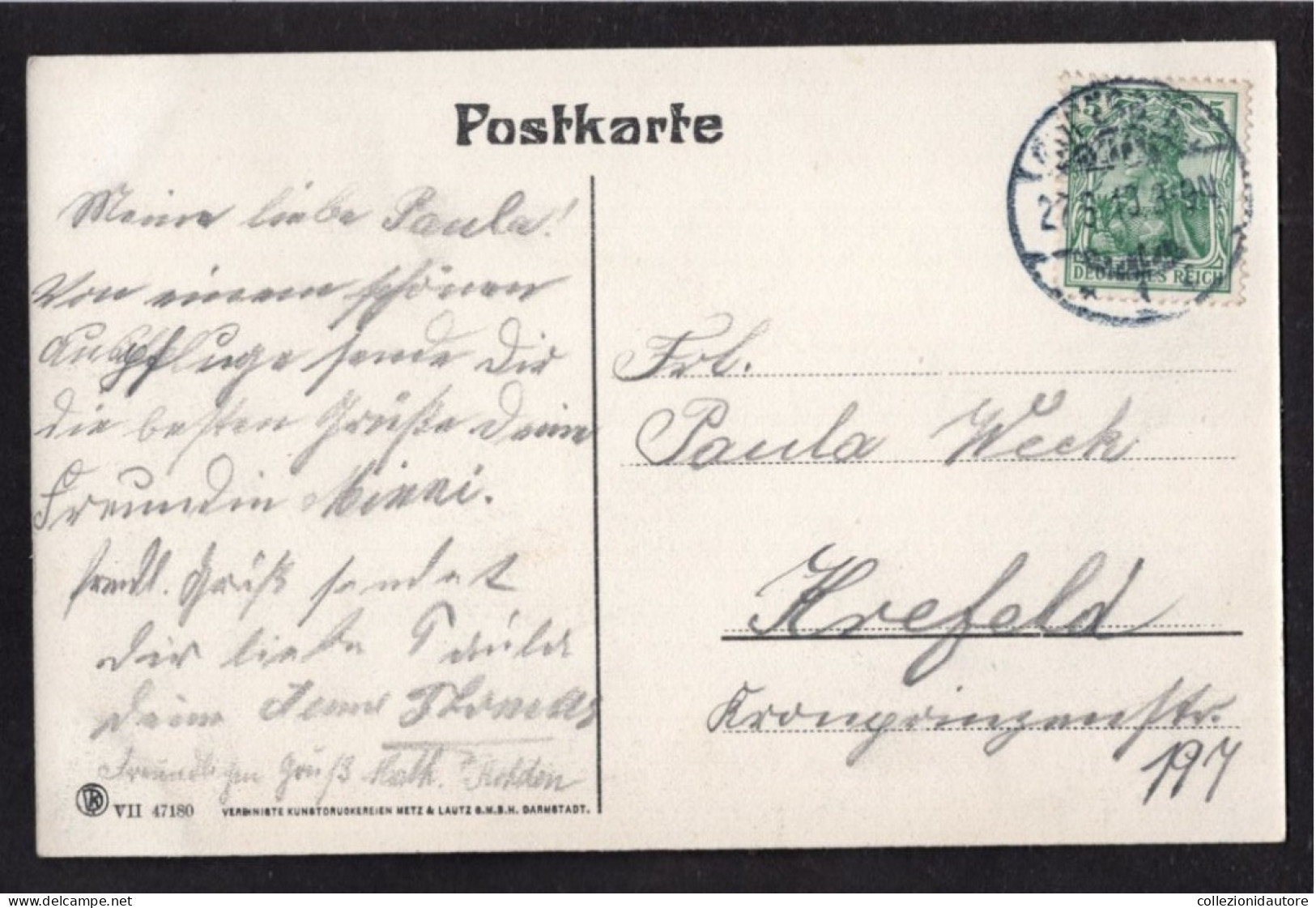 RUINE GODESBURG - CARTOLINA FP SPEDITA NEL 1909 - Rheine