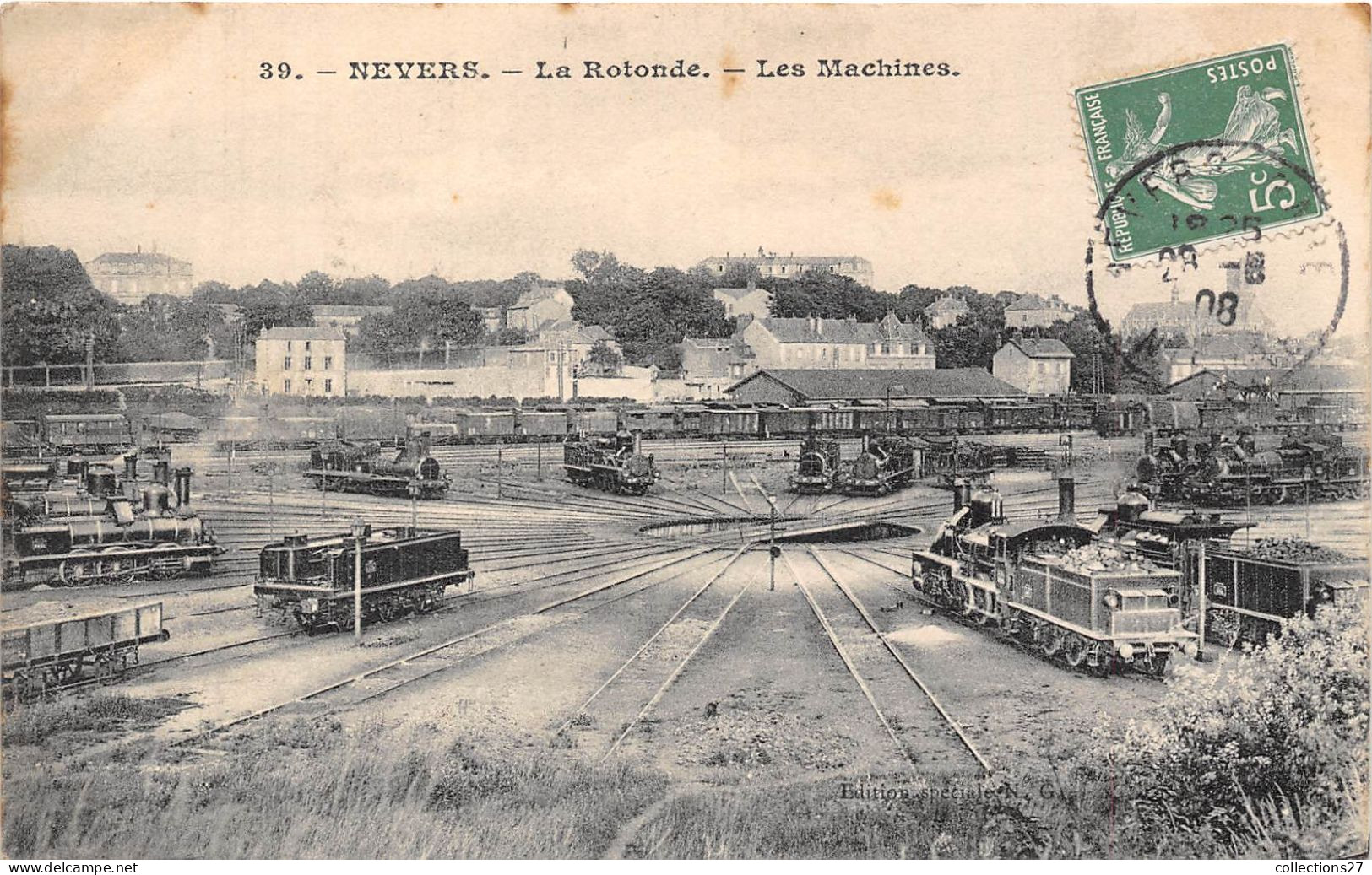 58-NEVERS- LA ROTONDE LES MACHINES - Nevers