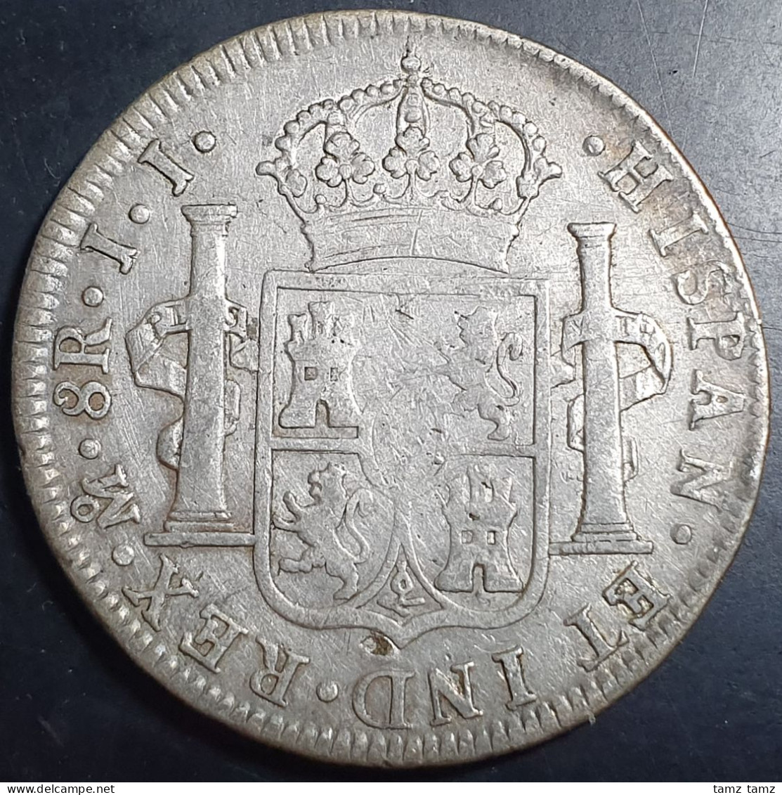 Mexico Spanish Colonial 8 Reales Ferdin Ferdinand VII 1816 Mo JJ Mexico Mint - México