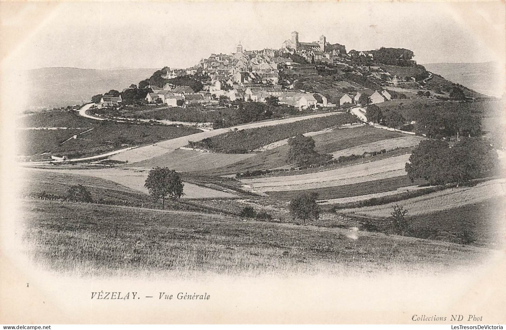 FRANCE - Vézelay - Vue Générale - Ville - Carte Postale Ancienne - Vezelay