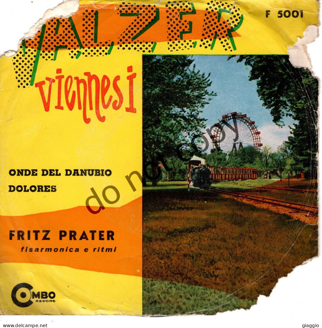 °°° 677) 45 GIRI - FRITZ PRATER - VALZER VIENNESI °°° - Otros - Canción Italiana