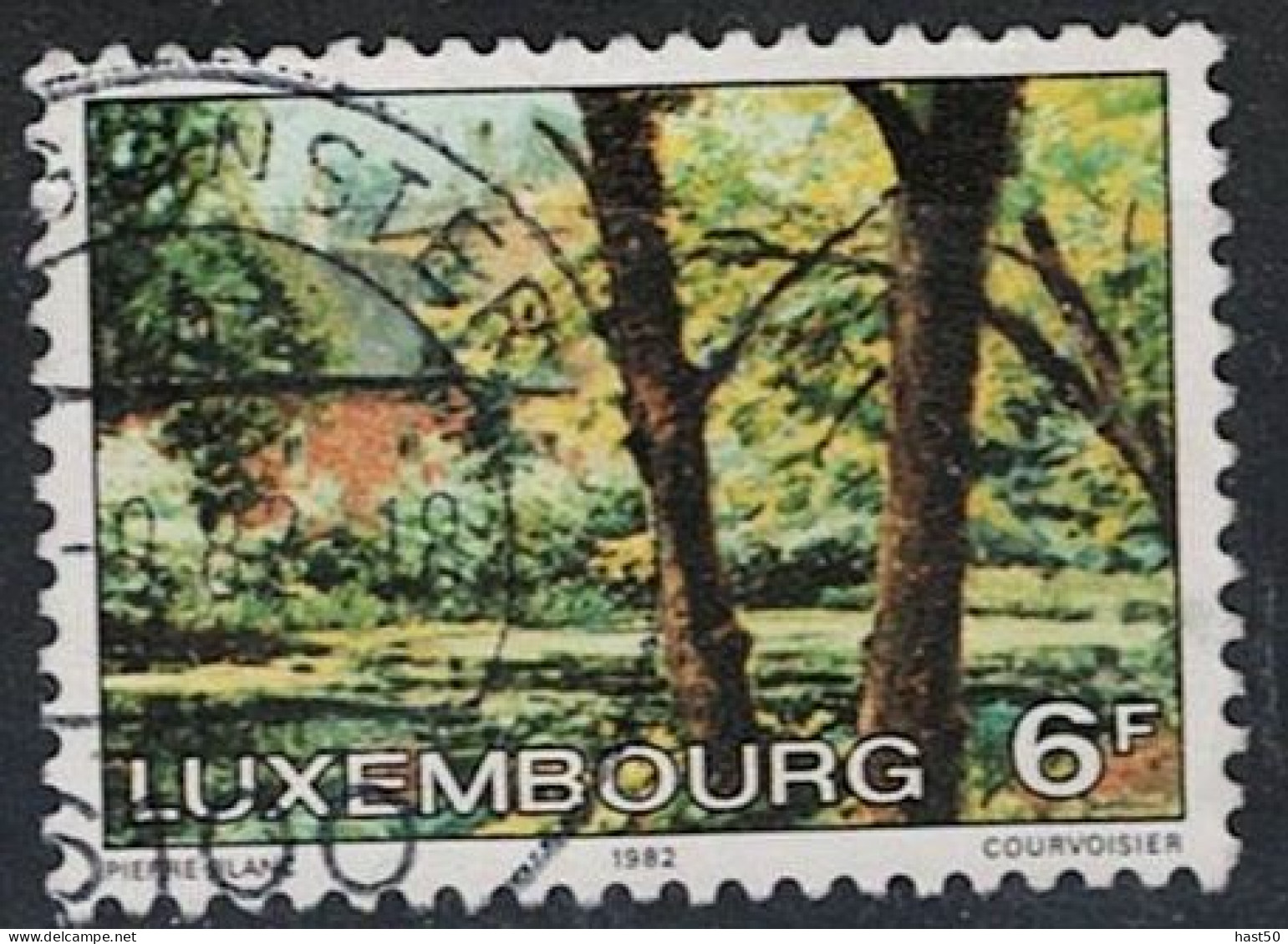 Luxemburg -Landschaft (Sommer); Gemälde Von Pierre Blanc(MiNr: 1047) 1982 - Gest Used Obl - Used Stamps