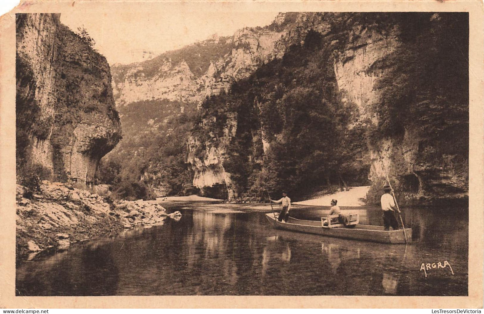 FRANCE - Gorges Du Tarn - Sortie Des Détroits - Carte Postale Ancienne - Otros & Sin Clasificación