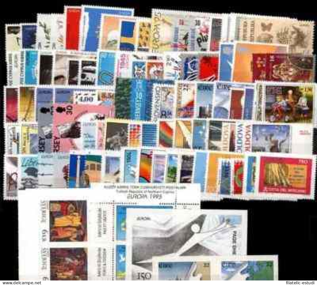 Tema Europa - 1995 - Completo Tema Europa 96 Sellos + 2 HB - Full Years