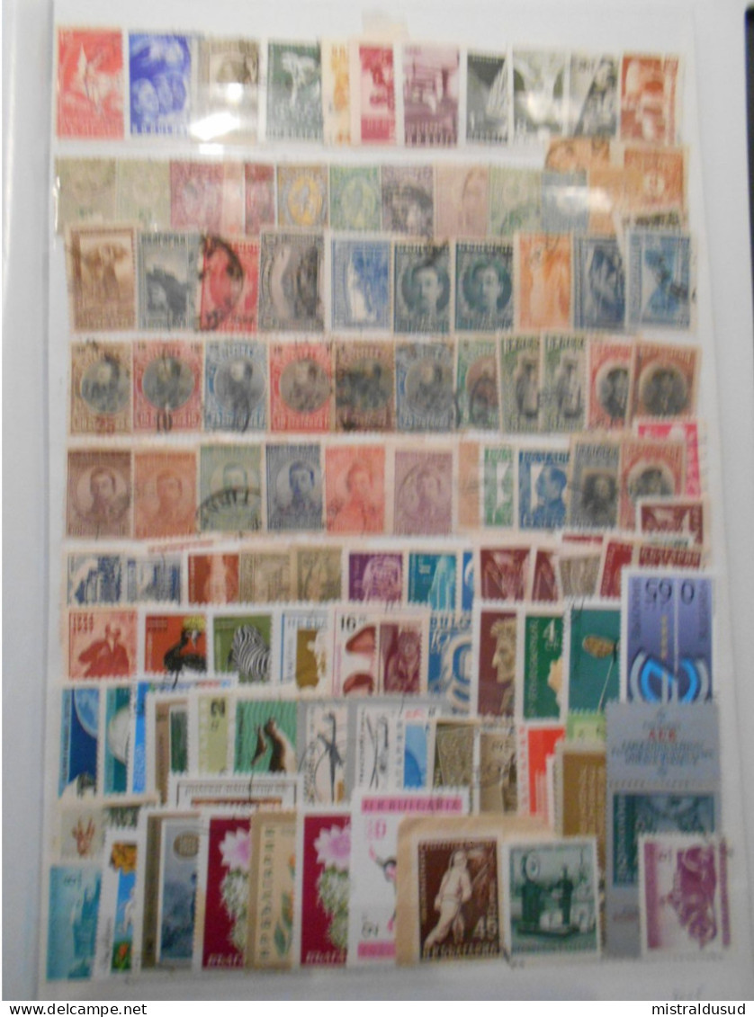 Bulgarie Collection , 120 Timbres Obliteres - Lots & Serien