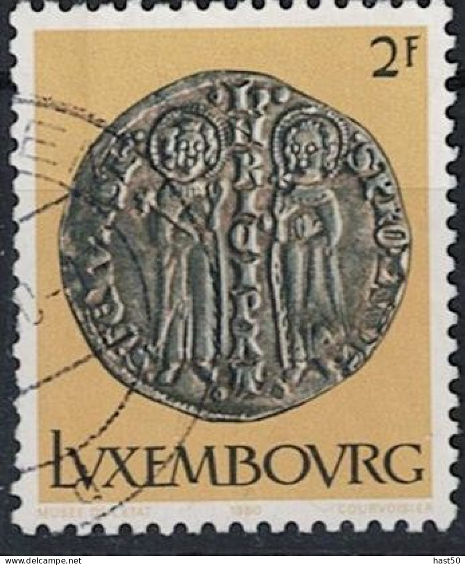 Luxemburg - Münzen Des Mittelalters (MiNr: 1003) 1980 - Gest Used Obl - Oblitérés