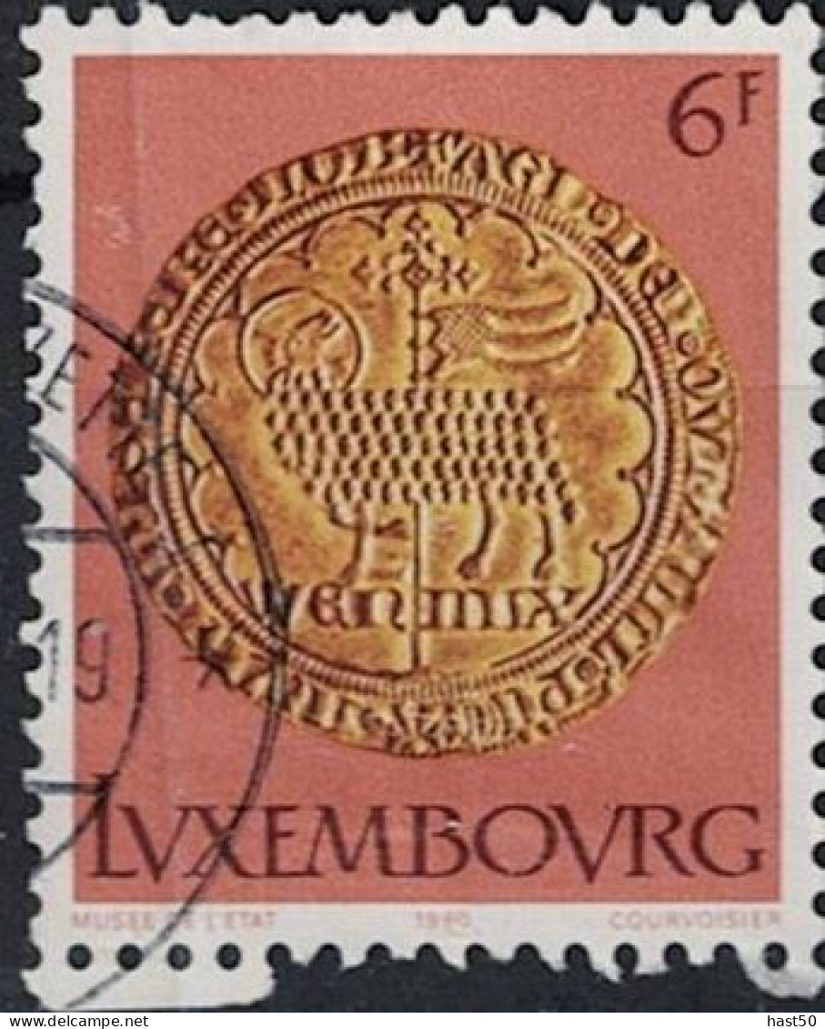 Luxemburg - Münzen Des Mittelalters (MiNr: 1005) 1980 - Gest Used Obl - Gebraucht