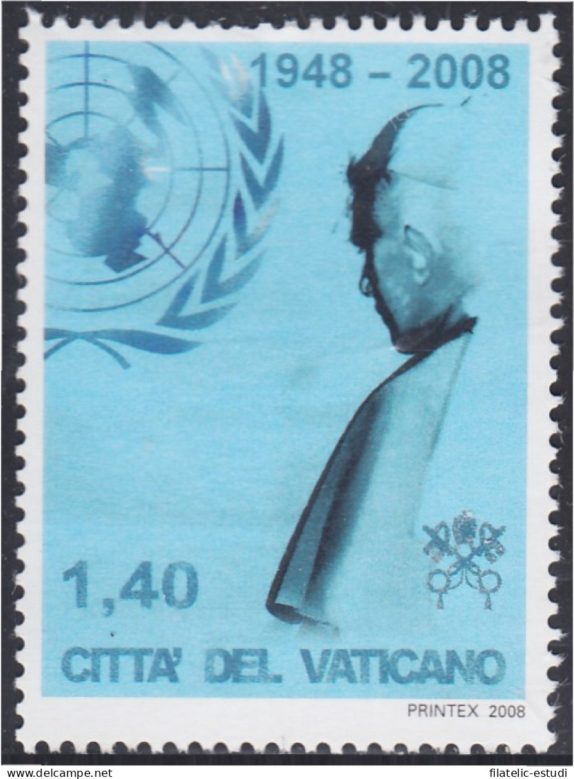 Vaticano 1469 2008 Viaje De SS Benedicto XVI A La ONU MNH - Altri & Non Classificati
