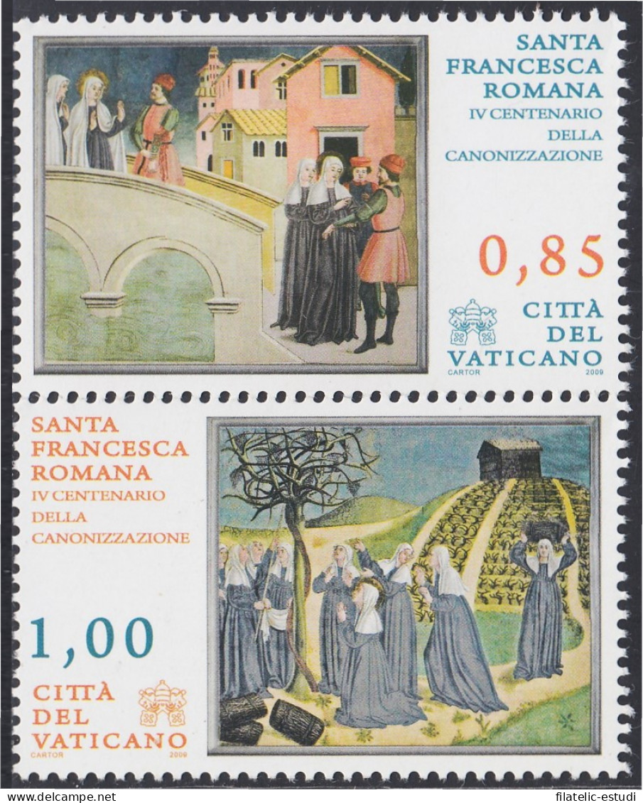 Vaticano 1493/94 2009 Santa Francesca Romana MNH - Sonstige & Ohne Zuordnung
