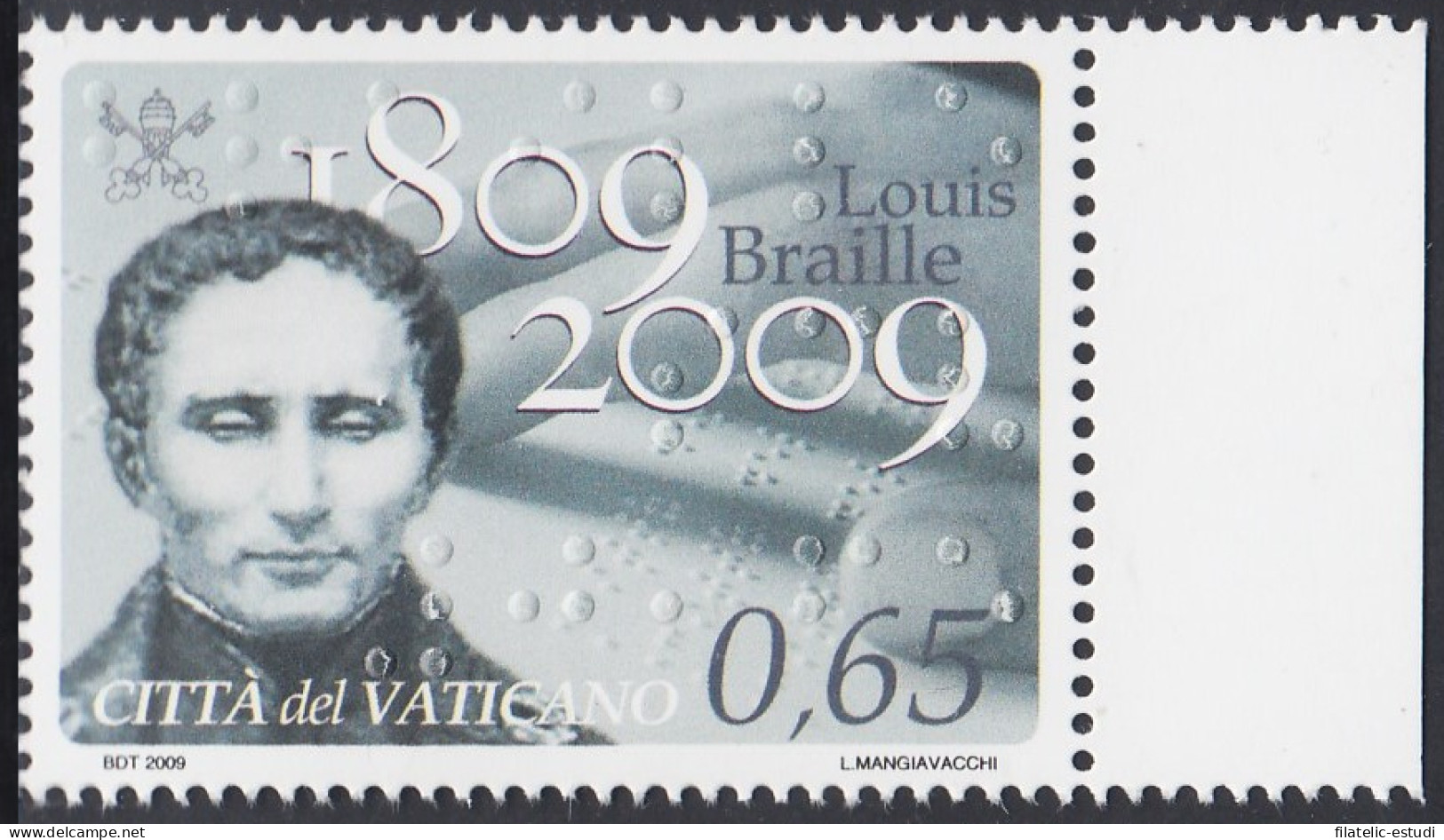 Vaticano 1510 2009 Luis Braile MNH - Other & Unclassified