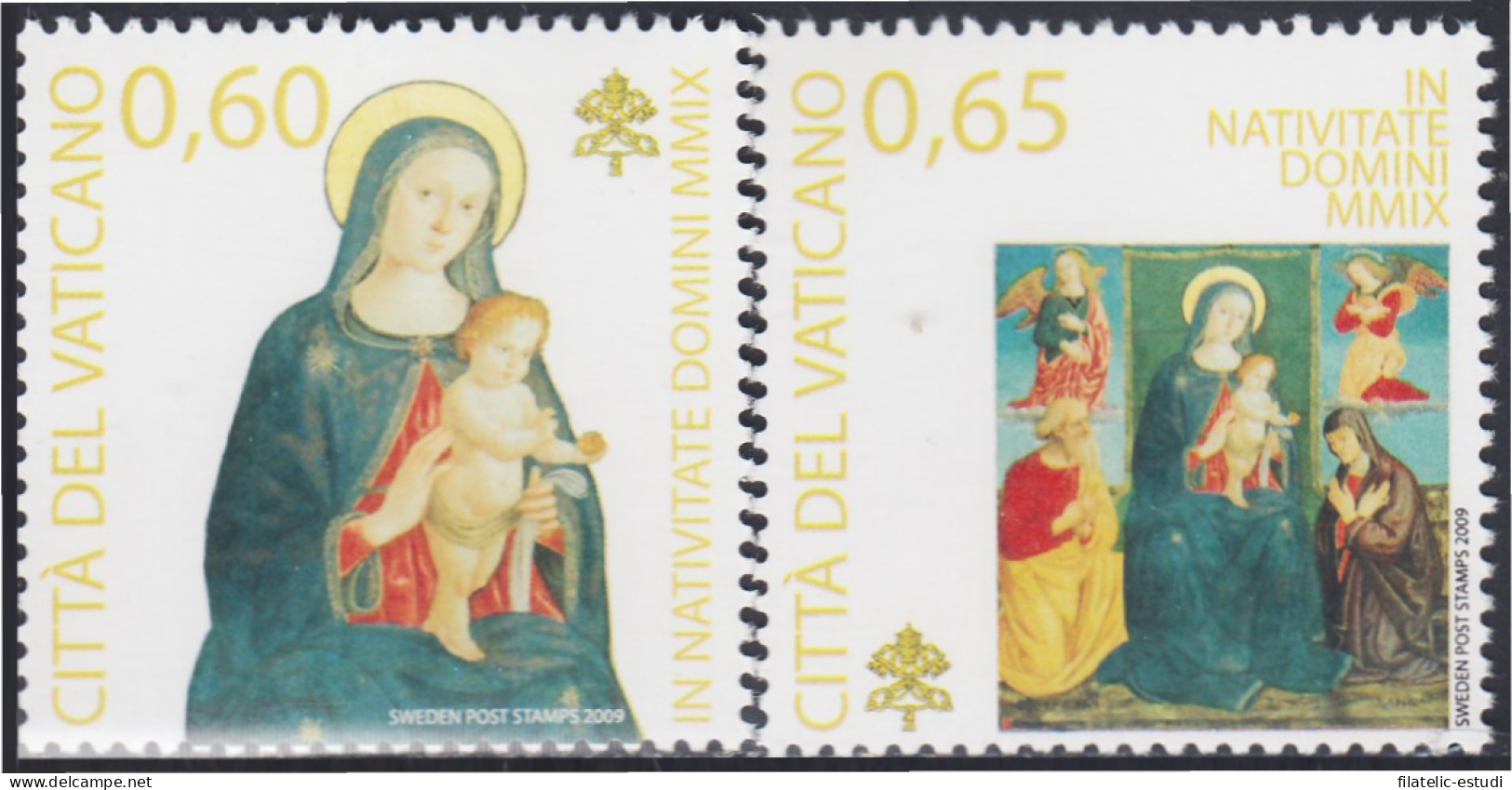 Vaticano 1512/13 2009 Navidad Christmas MNH - Sonstige & Ohne Zuordnung
