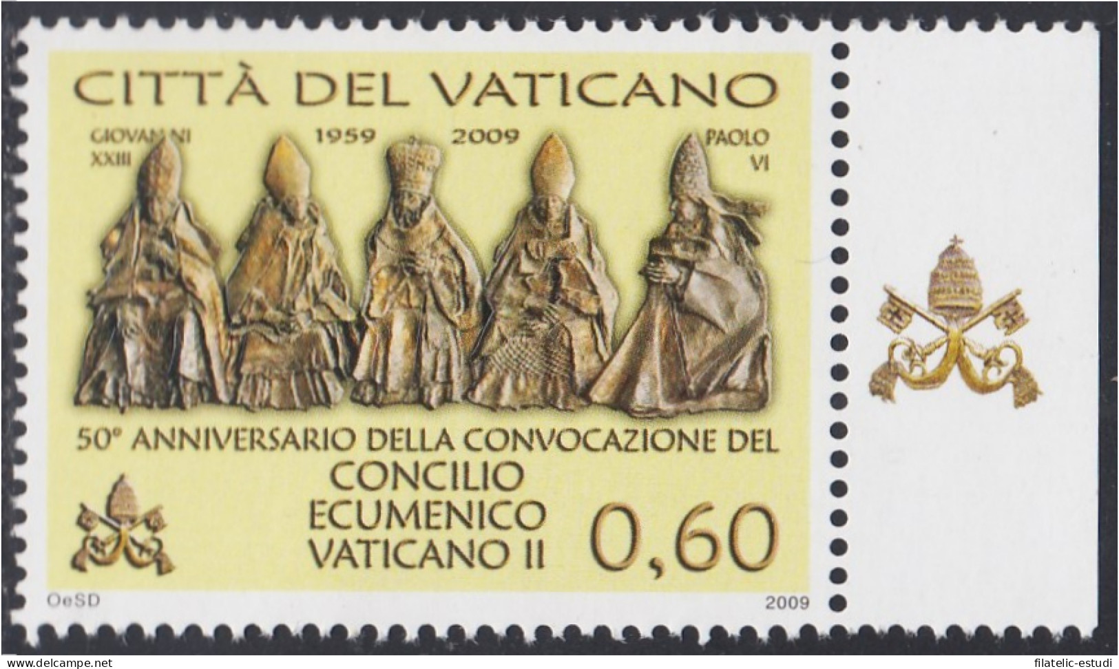 Vaticano 1511 2009 Concilio Ecuménico Vaticano MNH - Altri & Non Classificati