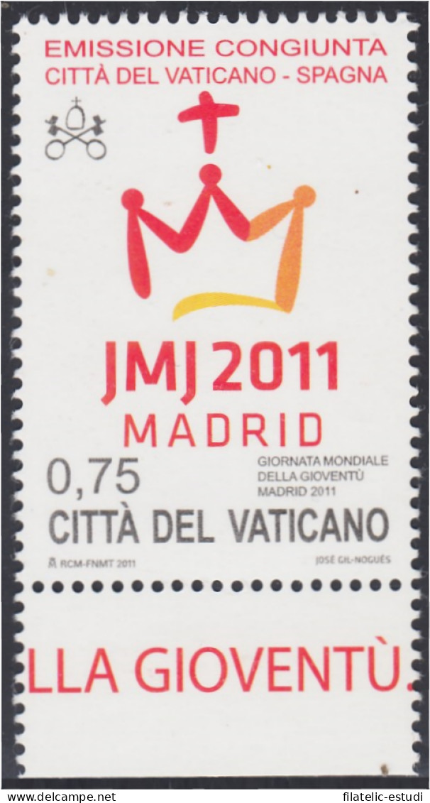 Vaticano 1559 2011 XXVI Festival Mundial De La Juventud MNH - Altri & Non Classificati