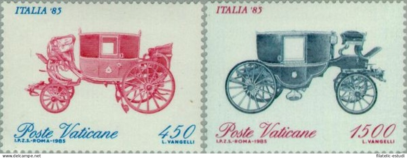 Vaticano - 784/85 - 1985 Italia - Altri & Non Classificati