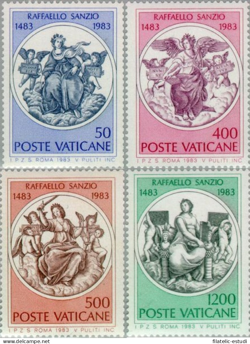 Vaticano - 743/46 - 1983 500º Aniv. De Rafael Lujo - Other & Unclassified