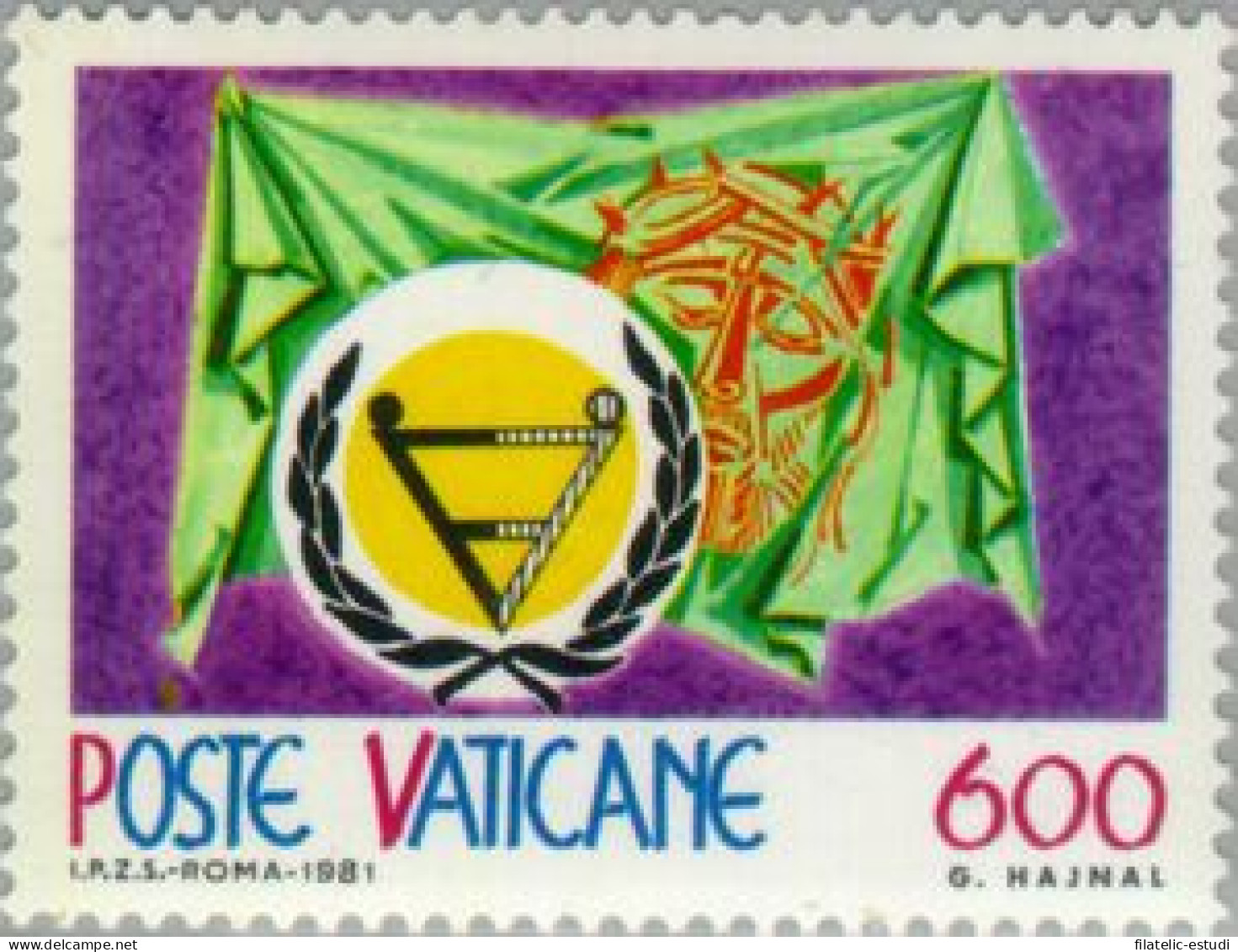 REL/S Vaticano  Nº 712   1981  Año Inter. De Las Personas Dicapacitadas Emblem - Altri & Non Classificati